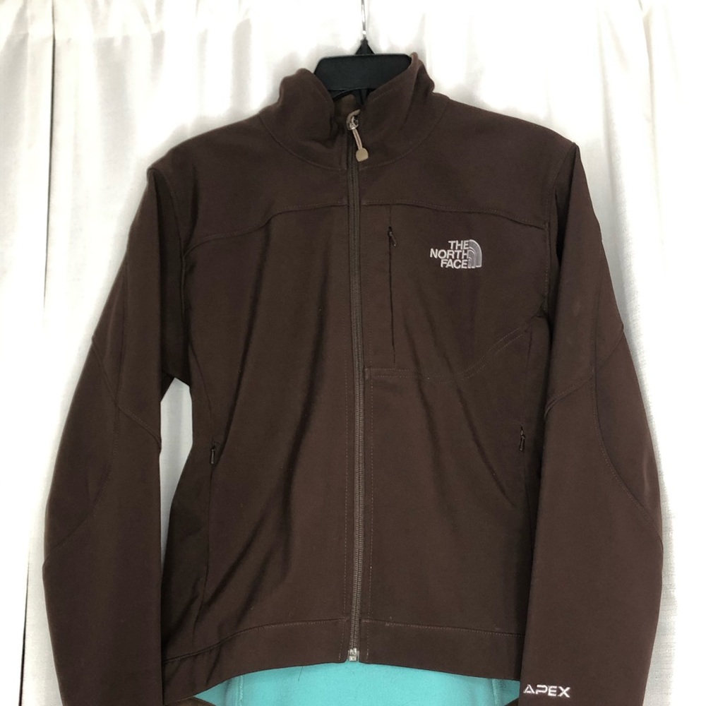 Brown North Face jacket
